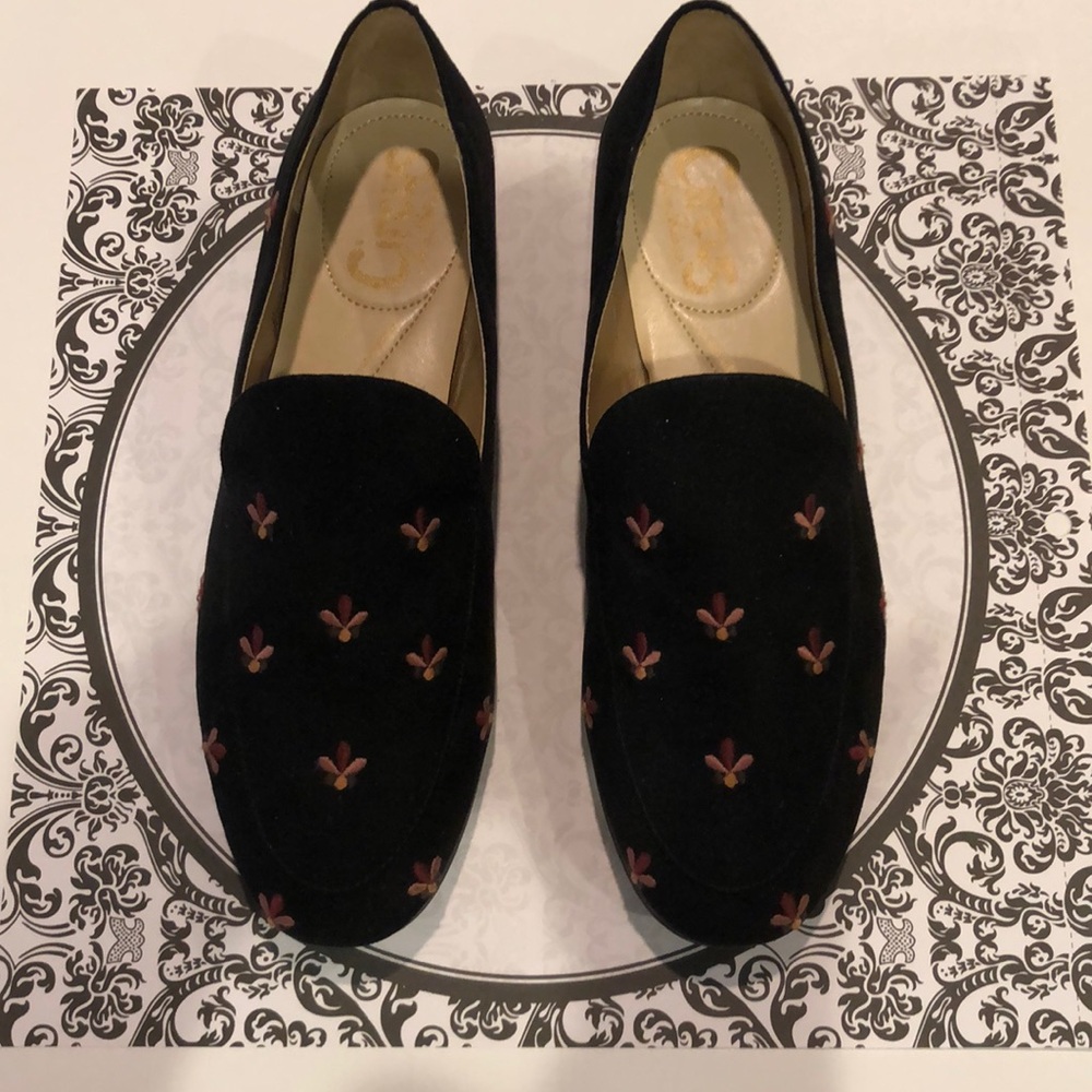 New Circus by Sam Edelman Harlem-1 Embroidered Loafers Size 8M EUR 38